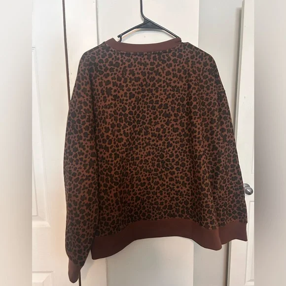 J Crew leopard print crewneck - Picture 5 of 5